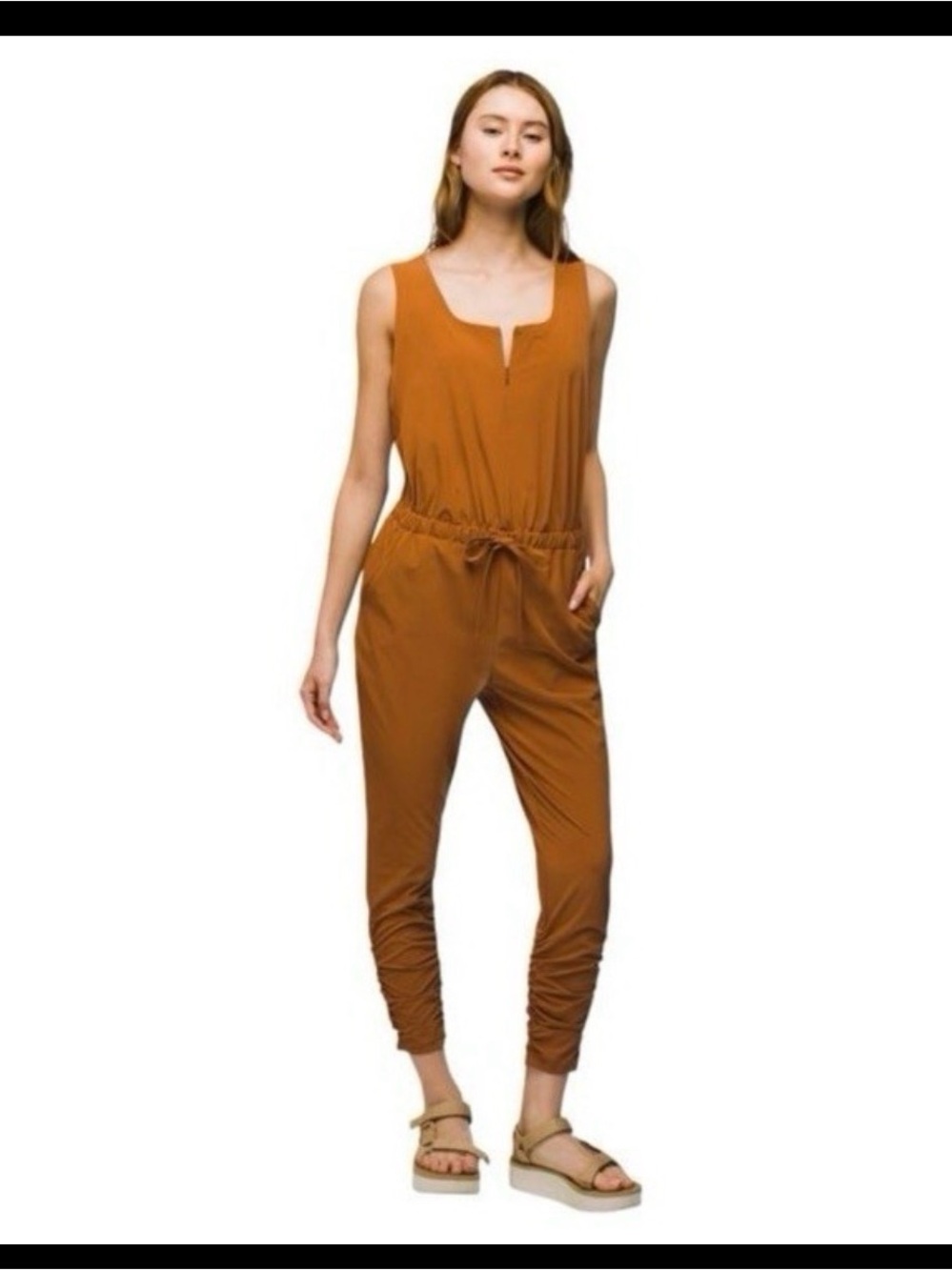 Prana Railay Jumpsuit in Clay NWT